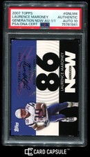 2007 Topps Generation Now #GN-86 Laurence Maroney Auto 1/1 PSA 10 RARE!