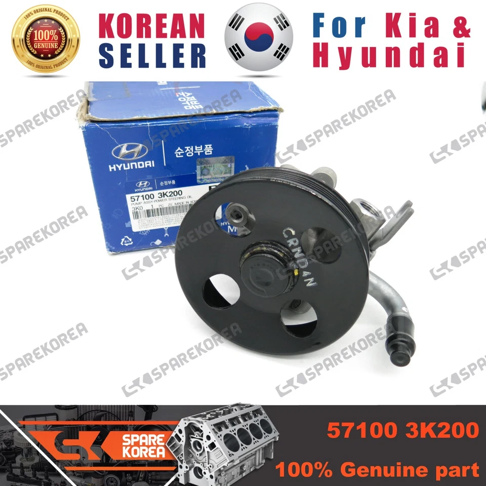 ACEITE DE DIRECCIÓN ASISTIDA CONJUNTO BOMBA 571003K200 genuino/OEM para Hyundai Sonata (NF) Foto 1 de 3