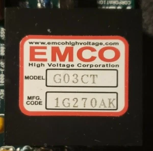 Convertidor EMCO G03CT DC a DC (300V) 5mA (C20B3) - Imagen 1 de 5