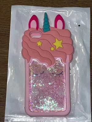 Apple Iphone 5 / 5s Cute Cartoon Baby Unicorn Liquid Rubber  Case Cover A833 - Image 1 of 2