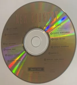 New Country - April 1995 by Various Artists (CD, 1995) DISC ONLY! JA - Picture 1 of 1