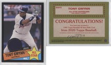 2020 Topps 1985 Baseball All-Stars Relics Black /199 Tony Gwynn #85ASR-TG HOF
