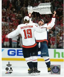ALEX&NICKLAS CAPITAL STANLEY CUP 2018 LICENSED unsigned poster print 8x10 photo - Picture 1 of 2