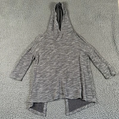 Beyond Yoga Sudadera con Capucha Espalda Dividida Para Mujer Gris Tejido Manga 3/4 Hecha en EE. UU. Foto 1 de 4