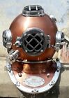 18" US Navy Dive Helmet Mark V Deep Sea Divers Helmet Vintage