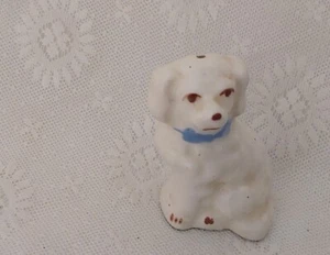 Vintage 3" Tall Staffordshire Dog Figure 3 Hole Salt or Pepper Shaker - Picture 1 of 6