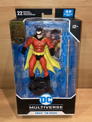 McFarlane Toys DC Multiverse GOLD LABEL RED ROBIN TIM DRAKE Exclusive NOT MINT Cover