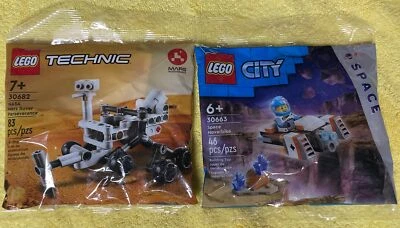 LEGO 30682 & 30663 CITY Space Hoverbike & Technic Mars Rover Perseverance - Image 1 of 4