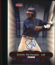 2010 TRISTAR Pursuit Autographs Red #56a Jason Heyward /5