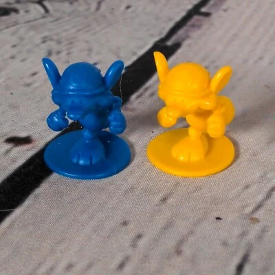 Mouse Trap Blue and Yellow Mouse Token Replacement Game Part Pawn  2004 Edition — 第 1/2 张图片