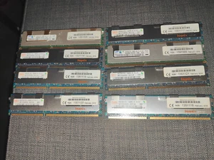 32GB Hynix (4GB x8)  PC3L-10600R DDR3-1333 ECC Reg 2RX4 Server Ram Memory - Picture 1 of 2