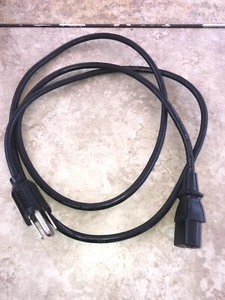 New 5' Computer Monitor Printer Network LCD TV xBOX Sony PS3 PS4 Power Cable - Bild 1 von 3