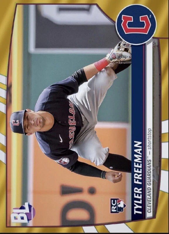 [DIGITAL] Topps Bunt - Tyler Freeman - Big League 23 S2 -  Gold Base - Image 1 of 1