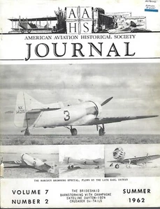 AAHS Vol 7 # 2 (Summer 1962) American Aviation Historical Society Journal - Picture 1 of 1