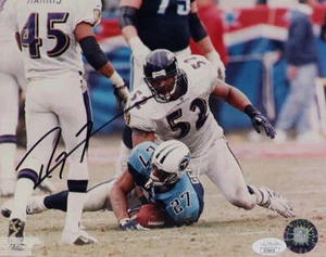Ray Lewis Baltimore Autographed Photo 8x10 JSA - Picture 1 of 1