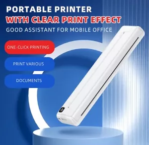 Stampante termica portatile A4, 300 dpi, Bluetooth, compatibile Mac e Windows - Bild 1 von 8