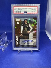 2023 KYLE BUSCH PANINI NATIONAL SILVER PACK Exclusive /10 Auto NASCAR PSA 10 GEM