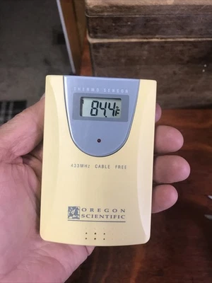 Oregon Scientific 433 MHz Thermosensor Fernbedienung drahtlos Außentemperaturfühler getestet - Bild 1 von 4
