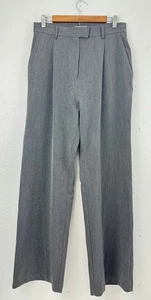 Djerf Avenue Damen Anzughose M Slacks Bundfaltenhose grau High Waist Karriere - Bild 1 von 7