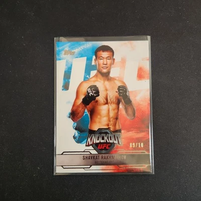 2025 Topps Knockout UFC 45 Shavkat Rakhmonov /10      L56 - Image 1 of 2