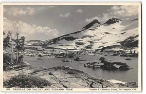 RPPC Desolation Valley Pyramid Peak Lake Tahoe Photo Sheridan, NV 1913 Vintage - Picture 1 of 2