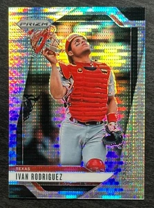 2025 Prizm Baseball Ivan "Pudge" Rodriguez #d /499 Pulsar Prizm Texas Rangers - Picture 1 of 2