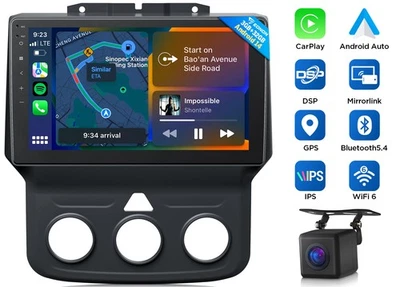 Android 14 9" Car Radio Stereo CarPlay GPS DSP For RAM 1500 2013 2014 2015 2016 - Image 1 of 4