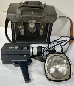 Vintage Emdeko Super 8 Model EM 8500 Movie Camera Case/light Works - Picture 1 of 10