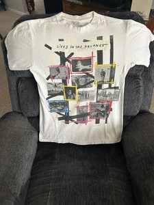 Vintage Jackson Browne 1986 Lives In The Balance Tour MED T-Shirt EXC - 2-seitig - Bild 1 von 5