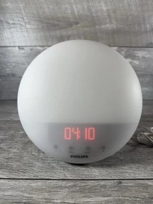 Philips HF3510 Wake-up Light Alarm FM Radio Colored Sunrise Sunset Simulation - Image 1 of 4