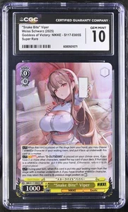 CGC 10 2025 Weiss Schwarz English NIKKE Snake Bite Viper SR - Picture 1 of 2