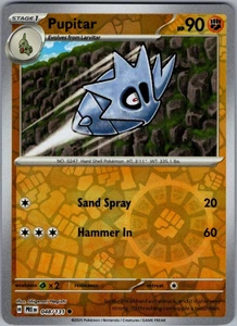 Pokémon Pupitar 048/131 Evoluciones Prismáticas Común Casi Nuevo Holograma Inverso - Imagen 1 de 1