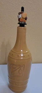 Signature Sorrento Weizen Gold Tan Öl Flasche Käse Cuterri Vintage - Bild 1 von 7
