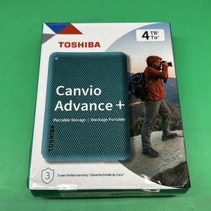 Toshiba Canvio Advance 4TB Portable External Hard Drive USB 3.0, Green 🔥 - Afbeelding 1 van 2