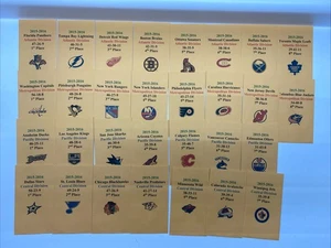 2015-2016 APBA Hockey bedruckte Aufbewahrungsumschläge mit Statistiken und Logo. - Bild 1 von 3