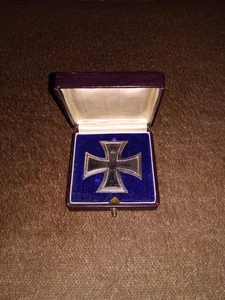 Eisernes Kreuz 1. Klasse 1914 EK1 1914 800 Silber Hersteller CD im Etui Selten! - Bild 1 von 11