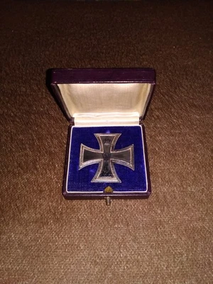 Eisernes Kreuz 1. Klasse 1914 EK1 1914 800 Silber Hersteller CD im Etui Selten! - Bild 1 von 4
