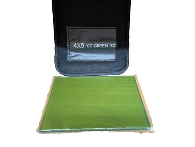 Tiffen 4x5.65" CC30G Green Color Compensating (30G) Filter MFR #45650CC30G - Image 1 of 4
