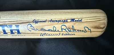 Bate autografiado por Brooks Robinson Worth - 34 pulgadas - certificado de autenticidad Foto 1 de 4