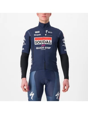 CASTELLI GABBA ROS 2 SOUDAL QUICK-STEP CYCLING JACKET – WATERPROOF – WINDPROOF - Image 1 of 4