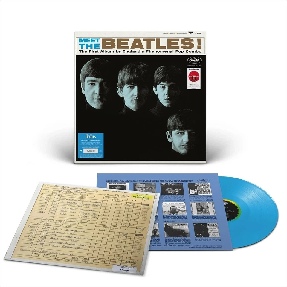 (LP) Beatles - Meet The Beatles (US Album) (180g) (Mono) (Blue Color) - Image 1 of 1