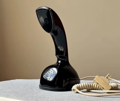 Teléfono de marcación giratoria Ericofon Cobra de colección negro North Electric Co, Ohio Foto 1 de 4