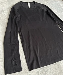 Top CRZ YOGA NUEVO CON ETIQUETAS Mujer XL Negro Rápido Sin Costuras Manga Larga Pilates Gimnasio Entrenamiento - Imagen 1 de 18