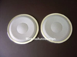 Redes de cubierta de altavoces de acero inoxidable para 1995-2002 BMW E39 Serie 5 525 530 540 M5 - Imagen 1 de 4