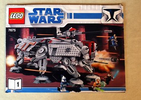 LEGO STAR WARS Set 7675 AT-TE Walker Instruction Manual 1 Only