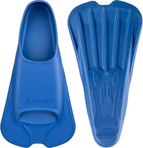 CAPAS Swim Training Fins Comfort Silicone Floating Flippers Adult Size XXL - Picture 1 of 4
