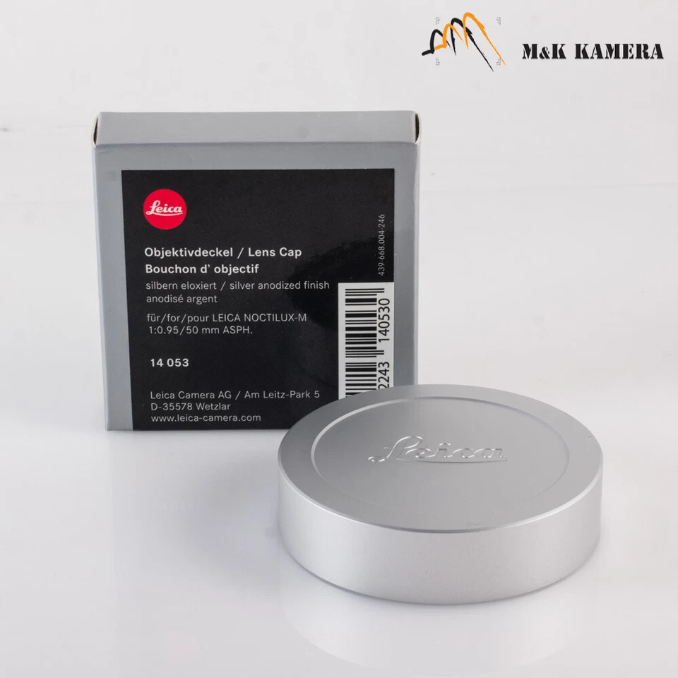 Leica Lens Cap Silver 14053 for Leica Noctilux-M 50/0.95 ASPH Silver #053