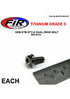 Titanium Ktm 0015050123 Collar Screw M5 X12mm Sx85, 150Xc-W Tpi, Sx125, Sx65