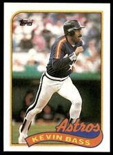 1989 Topps Kevin Bass Houston Astros #646
