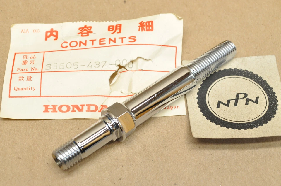 Nuevo de Lote Antiguo Honda 1979 XL125 S 1979-82 XL185 S Perno de Señal de Giro Trasero 33605-437-000 Foto 1 de 1